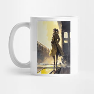 The Sleuth in Trench Mug